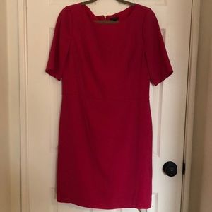 Ann Taylor half sleeve pink dress